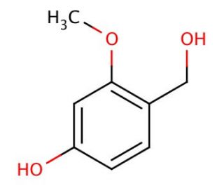 4-Hydroxy-2-methoxybenzyl alcohol - chemical structure image