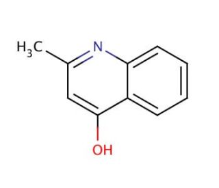 4-Hydroxy-2-methylquinoline (CAS 607-67-0) - chemical structure image