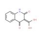4-Hydroxy-2-oxo-1,2-dihydro-quinoline-3-carboxylic acid - chemical structure image