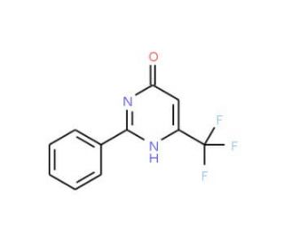 4-Hydroxy-2-phenyl-6-(trifluoromethyl)pyrimidine - chemical structure image