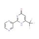 4-Hydroxy-2-pyrazin-2-yl-6-(trifluoromethyl)pyrimidine - chemical structure image