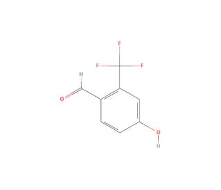 4-Hydroxy-2-(trifluoromethyl)benzaldehyde (CAS 1243395-68-7) - chemical structure image