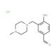 4-Hydroxy-3-(4-methyl-piperazin-1-ylmethyl)-benzaldehyde hydrochloride - chemical structure image