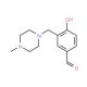 4-Hydroxy-3-(4-methyl-piperazin-1-ylmethyl)-benzaldehyde - chemical structure image