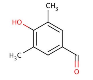 4-Hydroxy-3,5-dimethylbenzaldehyde (CAS 2233-18-3) - chemical structure image