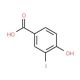 4-Hydroxy-3-iodobenzoic acid (CAS 37470-46-5) - chemical structure image
