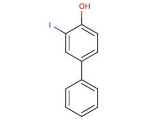 4-Hydroxy-3-iodobiphenyl (CAS 71031-48-6) - chemical structure image