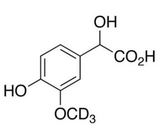 4-Hydroxy-3-(methoxy-d3)-mandelic Acid (CAS 74495-70-8) - chemical structure image