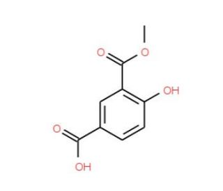 4-Hydroxy-3-(methoxycarbonyl)benzoic acid (CAS 41684-11-1) - chemical structure image