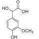 4-Hydroxy-3-methoxymandelic acid (CAS 55-10-7) - chemical structure image