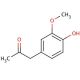 4-Hydroxy-3-methoxyphenylacetone (CAS 2503-46-0) - chemical structure image