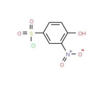 4-hydroxy-3-nitrobenzenesulfonyl chloride (CAS 147682-51-7) - chemical structure image