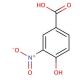4-Hydroxy-3-nitrobenzoic acid (CAS 616-82-0) - chemical structure image