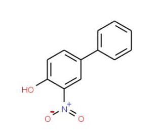 4-Hydroxy-3-nitrobiphenyl (CAS 885-82-5) - chemical structure image