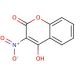 4-Hydroxy-3-nitrocoumarin (CAS 20261-31-8) - chemical structure image