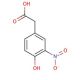 4-Hydroxy-3-nitrophenylacetic acid (CAS 10463-20-4) - chemical structure image