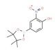 4-hydroxy-3-nitrophenylboronic acid, pinacol ester (CAS 1072945-08-4) - chemical structure image