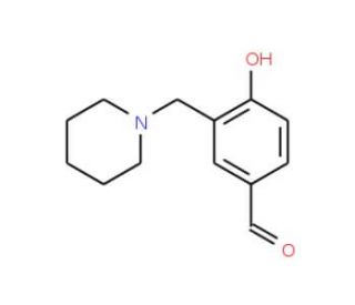 4-Hydroxy-3-piperidin-1-ylmethyl-benzaldehyde - chemical structure image