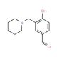 4-Hydroxy-3-piperidin-1-ylmethyl-benzaldehyde - chemical structure image