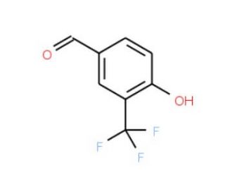 4-Hydroxy-3-(trifluoromethyl)benzaldehyde (CAS 220227-98-5) - chemical structure image