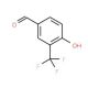 4-Hydroxy-3-(trifluoromethyl)benzaldehyde (CAS 220227-98-5) - chemical structure image
