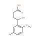 4-Hydroxy-4-(2-methoxy-5-methyl-phenyl)-butyric acid - chemical structure image