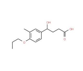 4-Hydroxy-4-(3-methyl-4-propoxy-phenyl)-butyric acid - chemical structure image