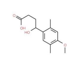 4-Hydroxy-4-(4-methoxy-2,5-dimethyl-phenyl)-butyric acid (CAS 879053-36-8) - chemical structure image