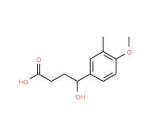4-Hydroxy-4-(4-methoxy-3-methyl-phenyl)-butyric acid - chemical structure image