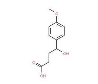 4-Hydroxy-4-(4-methoxy-phenyl)-butyric acid - chemical structure image