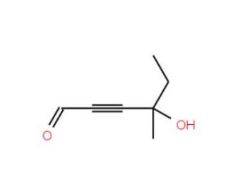 4-Hydroxy-4-methyl-hex-2-ynal - chemical structure image