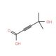4-Hydroxy-4-methyl-pent-2-ynoic acid (CAS 50624-25-4) - chemical structure image