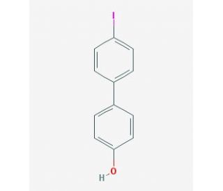 4-Hydroxy-4′-iodobiphenyl (CAS 29558-78-9) - chemical structure image