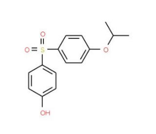 4-Hydroxy-4&prime;-isopropoxydiphenylsulfone (CAS 95235-30-6) - chemical structure image