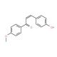 4-Hydroxy-4′-methoxychalcone (CAS 69704-15-0) - chemical structure image