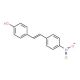 4-Hydroxy-4′-nitrostilbene (CAS 19221-08-0) - chemical structure image