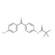 4-Hydroxy-4′-(trimethylacetoxy)benzophenone (CAS 114031-67-3) - chemical structure image