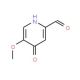 4-Hydroxy-5-methoxy-2-pyridinecarbaldehyde - chemical structure image