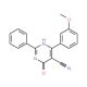 4-Hydroxy-6-(3-methoxyphenyl)-2-phenyl-5-pyrimidinecarbonitrile - chemical structure image
