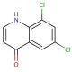 4-Hydroxy-6,8-Dichloroquinoline (CAS 57935-38-3) - chemical structure image