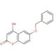 4-Hydroxy-6-benzyloxycoumarin (CAS 30992-65-5) - chemical structure image