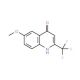 4-Hydroxy-6-methoxy-2-(trifluoromethyl)quinoline (CAS 1701-21-9) - chemical structure image