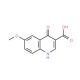4-Hydroxy-6-methoxyquinoline-3-carboxylic acid (CAS 28027-16-9) - chemical structure image