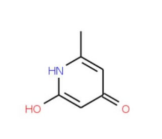 4-Hydroxy-6-methyl-2-pyridinone (CAS 3749-51-7) - chemical structure image