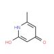 4-Hydroxy-6-methyl-2-pyridinone (CAS 3749-51-7) - chemical structure image