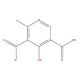 4-hydroxy-6-methyl-5-nitronicotinic acid (CAS 914222-95-0) - chemical structure image