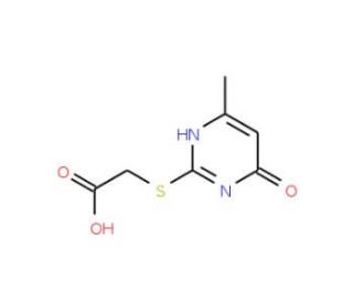 [(4-Hydroxy-6-methylpyrimidin-2-yl)sulfanyl]acetic acid - chemical structure image