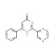 4-Hydroxy-6-phenyl-2-pyrazin-2-ylpyrimidine - chemical structure image