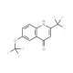 4-Hydroxy-6-(trifluoromethoxy)-2-(trifluoromethyl)quinoline (CAS 125647-79-2) - chemical structure image