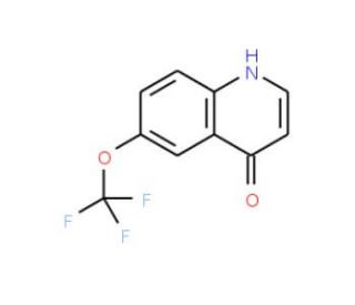 4-Hydroxy-6-(trifluoromethoxy)quinoline (CAS 175203-87-9) - chemical structure image